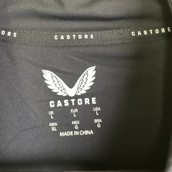 Castore Mclaren Performance 1/4 Zip MIdlayer Large Black Mens Pullover Orange - Picture 7 of 10